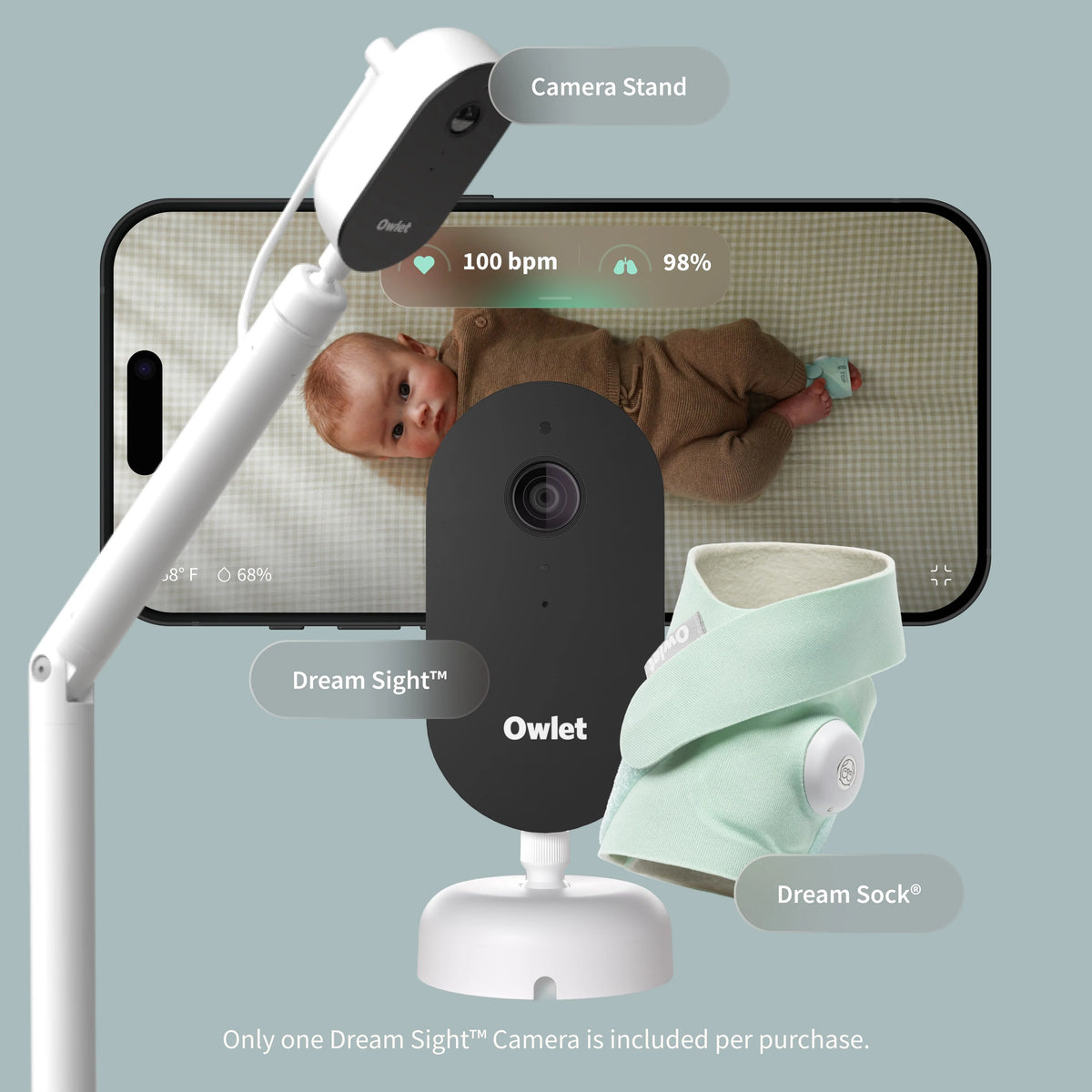 Owlet Dream Duo™ System with Floor Stand